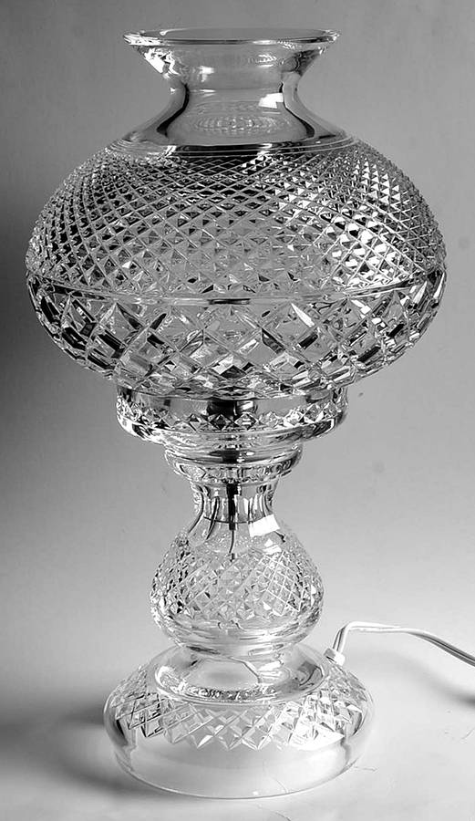 Inishmore (2 Piece) Electric Hurricane Lamp by Waterford Crystal-1