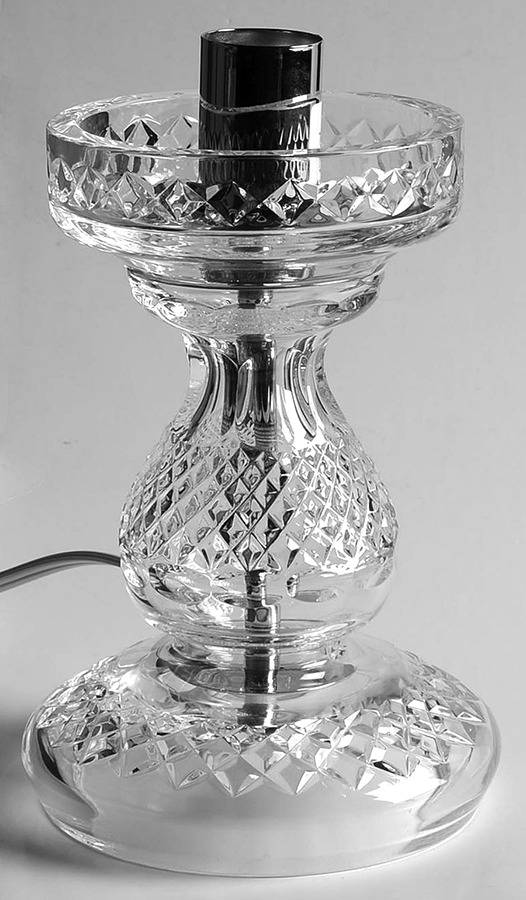 Inishmaan Base for (2 Piece) Electric Hurricane Lamp by Waterford Crystal-1
