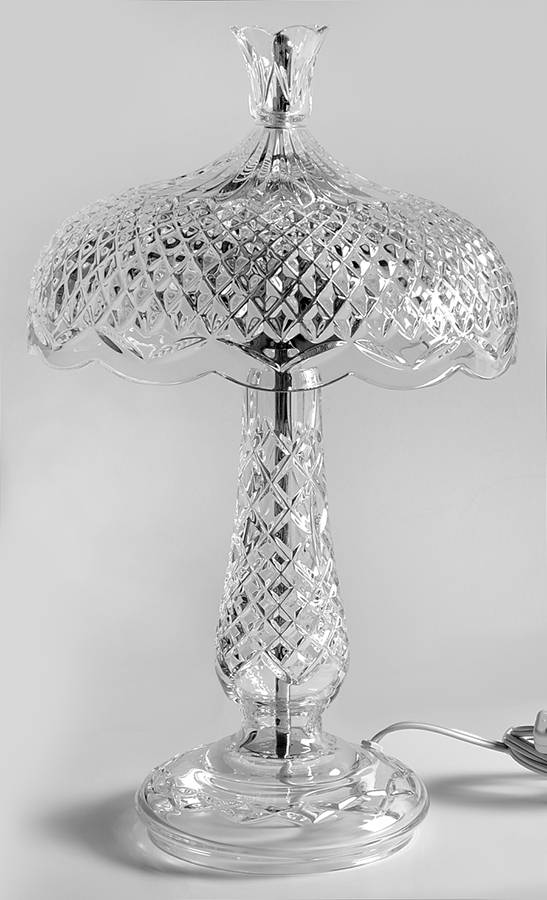Achill (2 Piece) Electric Hurricane Lamp by Waterford Crystal-1