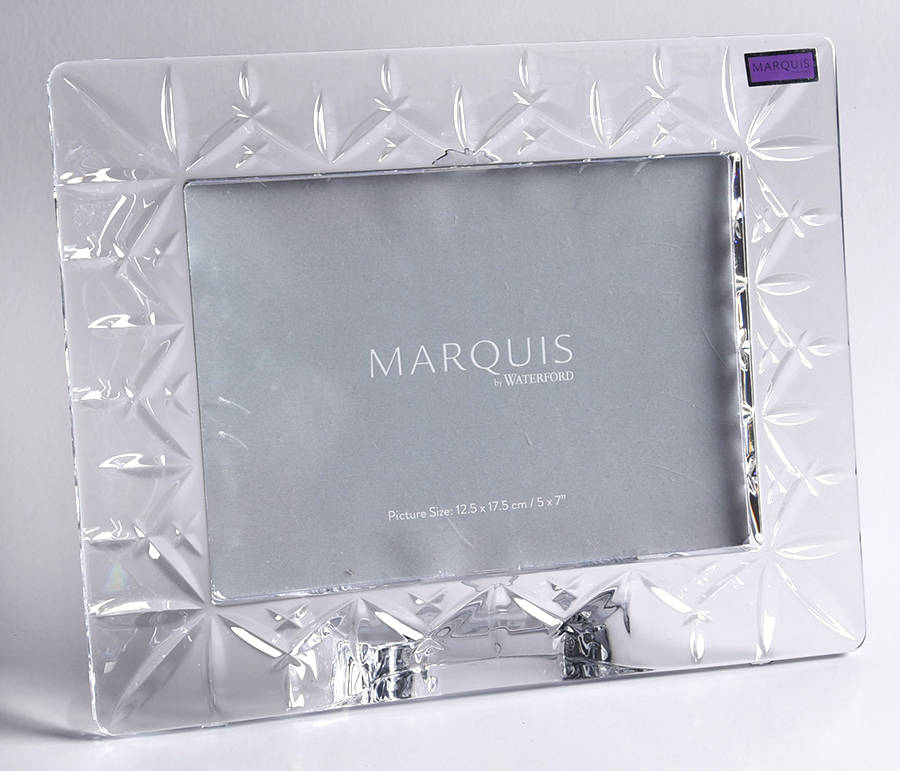 Markham Frame-Holds 5" X 7" Photo by Waterford Crystal-1