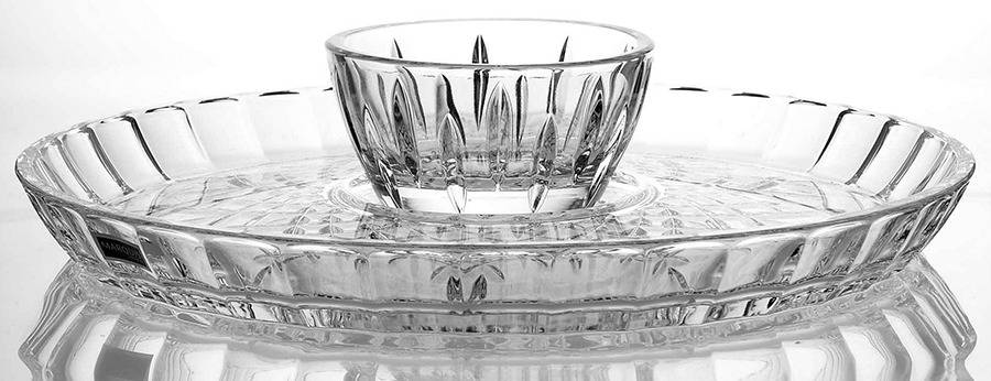 Markham Chip & Dip Set by Waterford Crystal-1