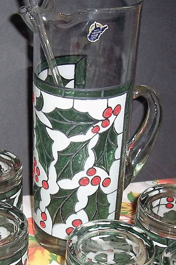 WVG27 32 Oz Martini Pitcher with Stirrer by West Virginia Glass Specialty-1