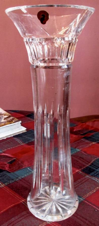 Floral Harmony 16" Flower Vase by Waterford Crystal-1