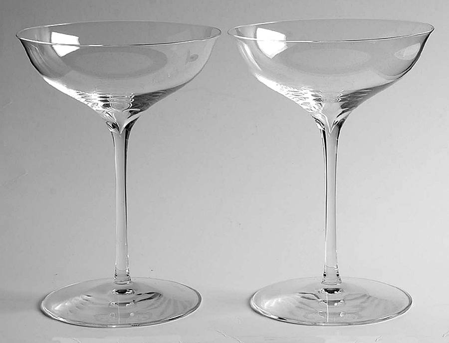 Elegance (Set of 2) Champagne Tall Sherbet by Waterford Crystal-1