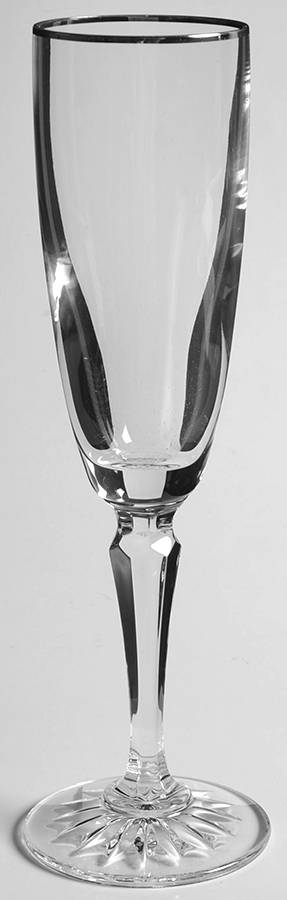 Cortland Platinum Fluted Champagne by Waterford Crystal-1
