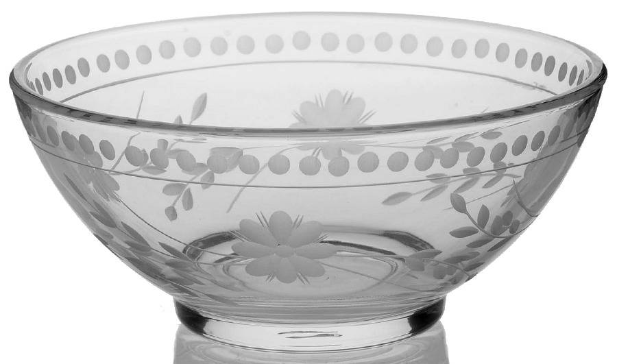 Vintage Etched 5" Round Bowl by Williams-Sonoma-1