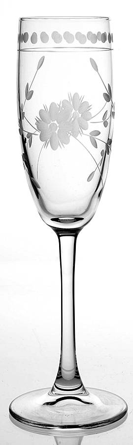 Vintage Etched Toasting Fluted Champagne by Williams-Sonoma-1