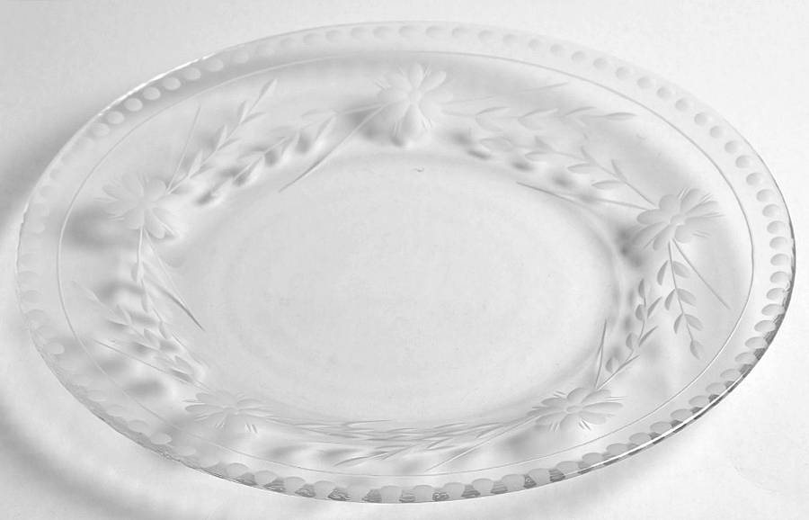 Vintage Etched 7" Salad Plate by Williams-Sonoma-1