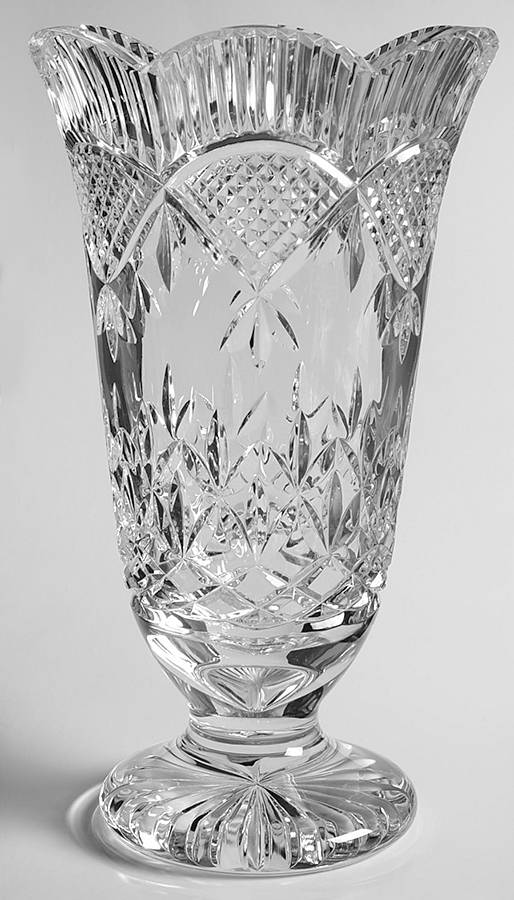 Four Seasons 12" Straight Vase by Waterford Crystal-1