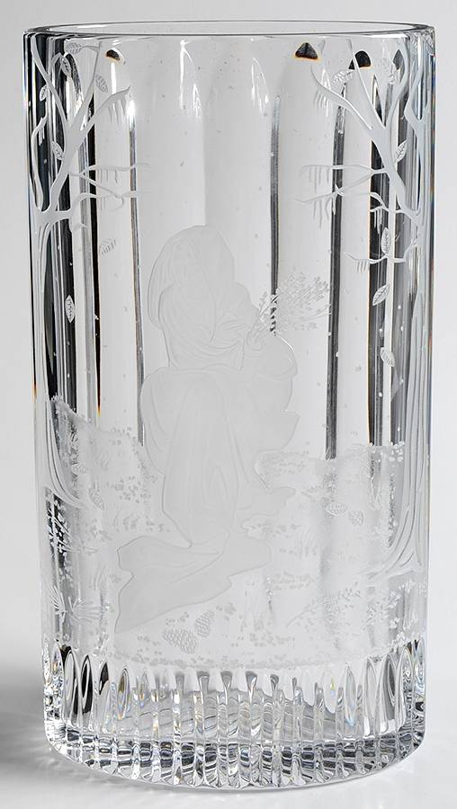Four Seasons 10" Flower Vase by Waterford Crystal-1