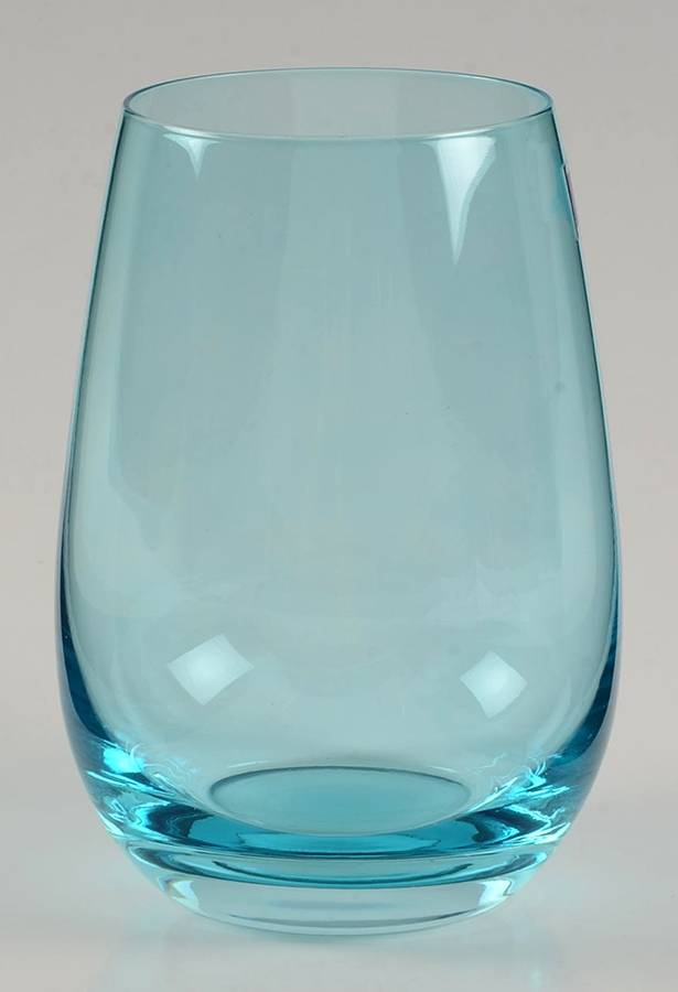 Vintage Ombre Aqua Stemless Wine by Waterford Crystal-1