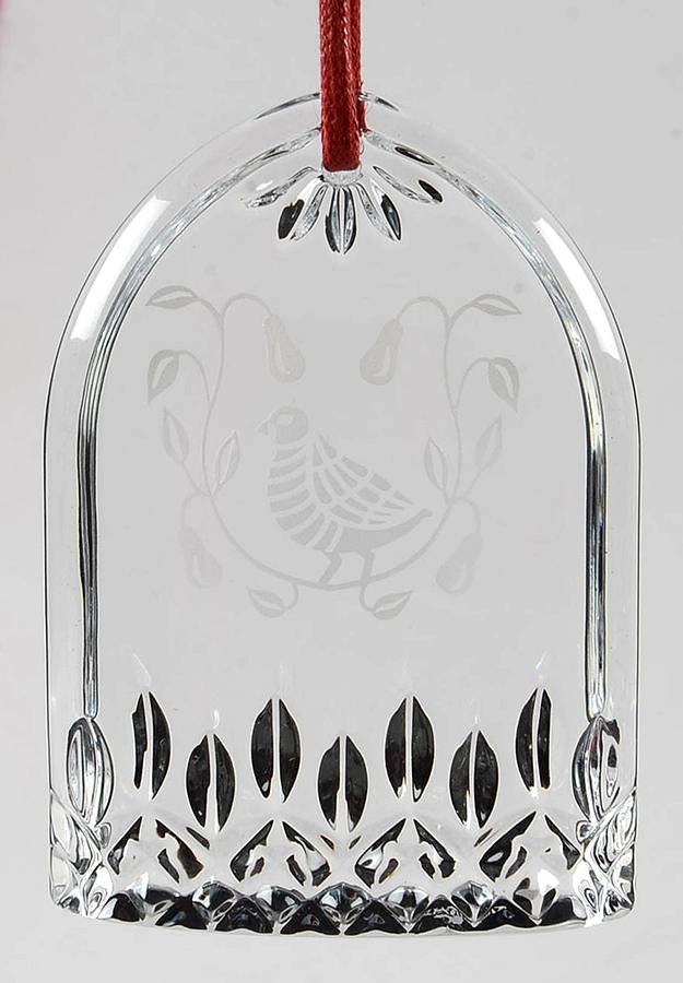 Lismore Twelve Days of Christmas Ornament by Waterford Crystal-1