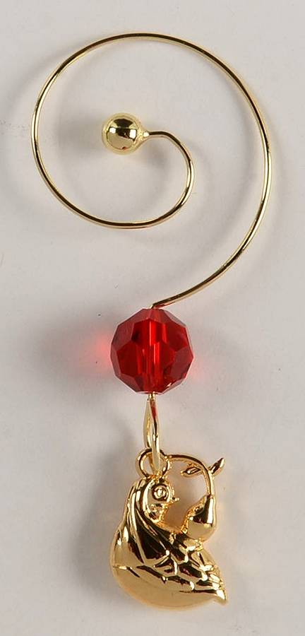 Lismore Twelve Days of Christmas Charm for Fluted Champagne by Waterford Crystal-1