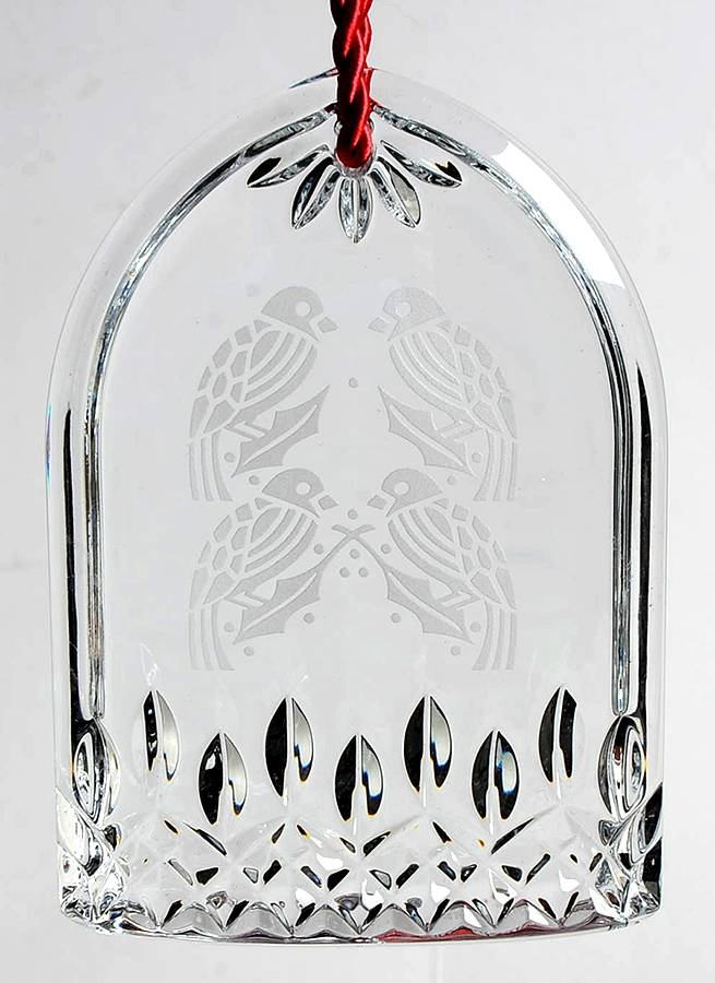 Lismore Twelve Days of Christmas Ornament by Waterford Crystal-1