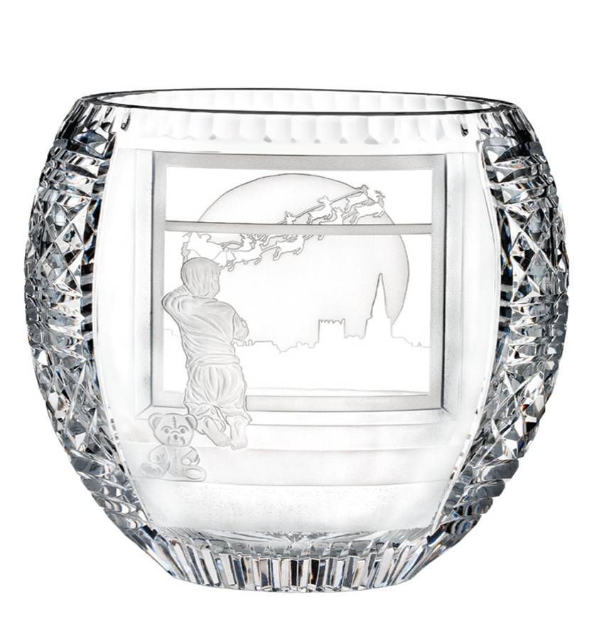 House of Waterford Christmas Decor 9" Oval Bowl by Waterford Crystal-1