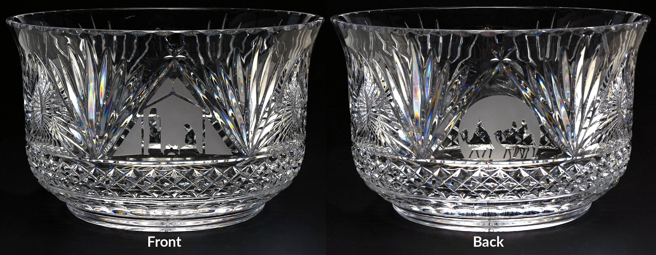 House of Waterford Christmas Decor 13" Round Bowl by Waterford Crystal-1