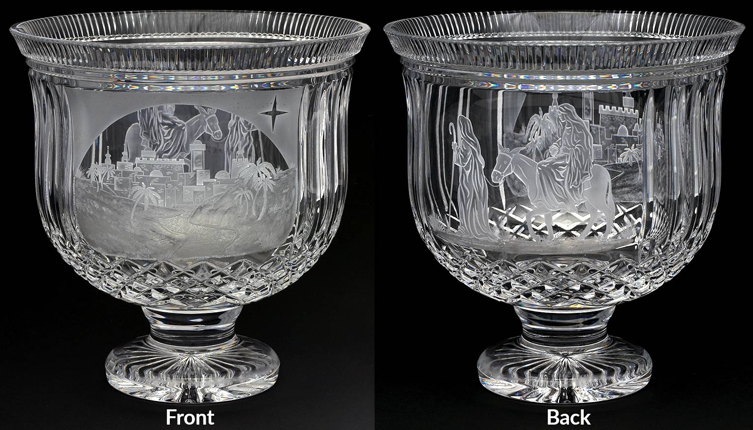 House of Waterford Christmas Decor Trifle Bowl by Waterford Crystal-1
