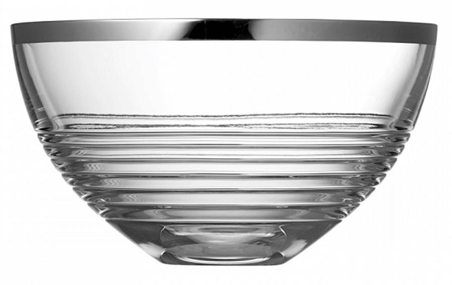 Grosgrain Nouveau Platinum 10" Round Bowl by Wedgwood-1