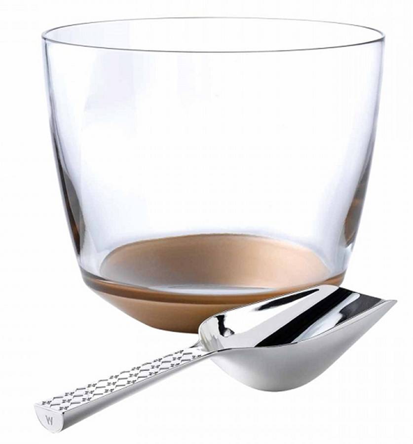 Arris Champagne Bucket & Metal Scoop by Wedgwood-1
