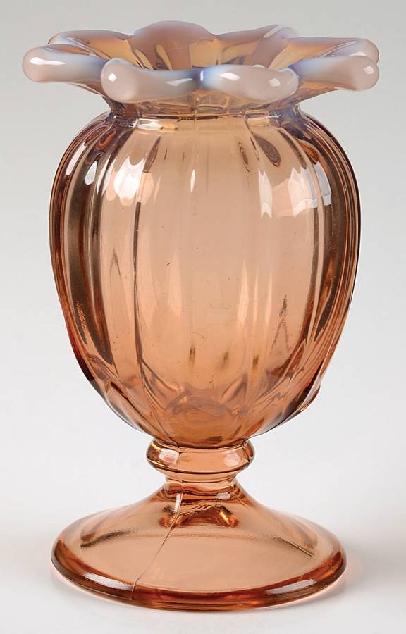 Lotus Pink Opalescent 5" Bud Vase by Westmoreland-1