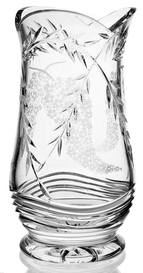 Flora & Fauna 11" Flower Vase by Waterford Crystal-1