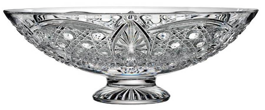 Wicker 13" Shallow Round Bowl by Waterford Crystal-1