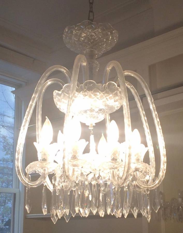 F8 8 Arm Chandelier by Waterford Crystal-1