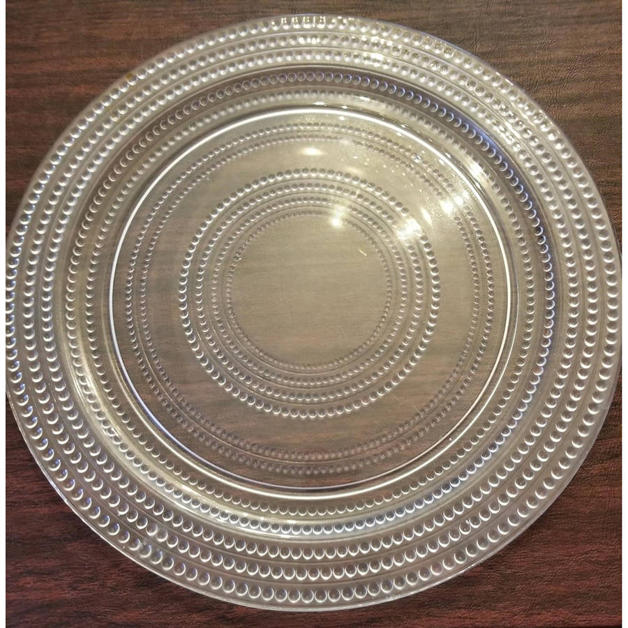 Beaded Glass Service Plate by Williams-Sonoma-1