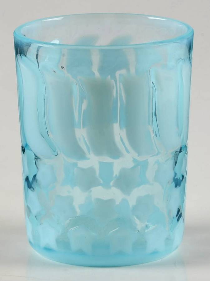 Stars & Stripes Blue 8 Oz Flat Tumbler by L G Wright Glass-1