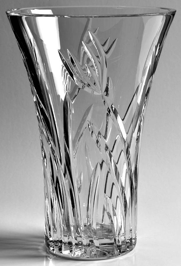 Tulip 8" Flower Vase by Waterford Crystal-1