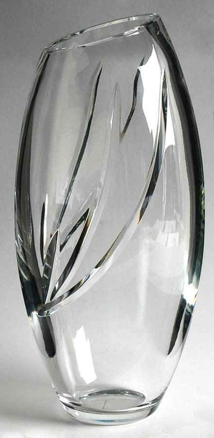 Cove 14" Flower Vase by Waterford Crystal-1
