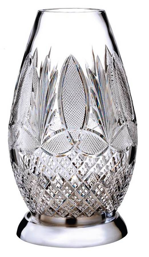 With Love From Ireland Hurricane Lamp & Globe by Waterford Crystal-1