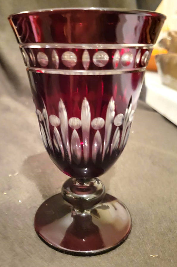 Regency Garnet Water Goblet by Williams-Sonoma-1