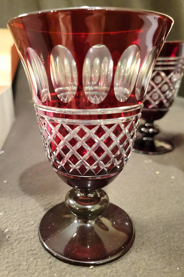 Regency Garnet Water Goblet by Williams-Sonoma-1