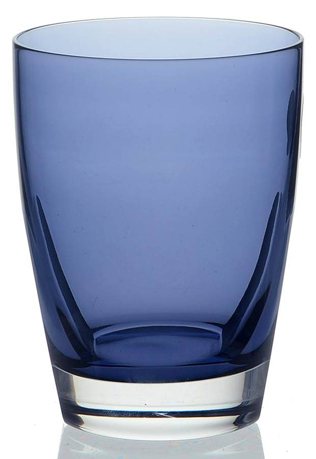 W Collection (Color) Blue Flat Tumbler by Waterford Crystal-1