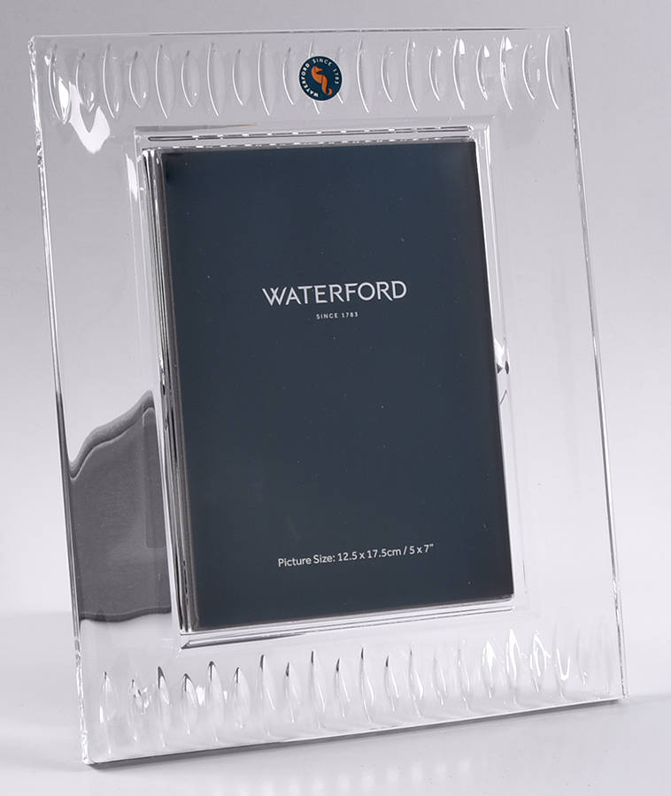 Mara Frame-Holds 5" X 7" Photo by Waterford Crystal-1