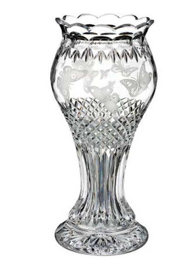 Designer Studio (Ireland's Ancient East) 14" Flower Vase by Waterford Crystal-1