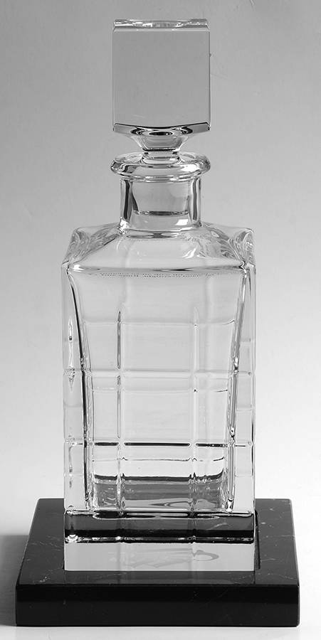 Short Stories Decanter & Marble Coaster Set by Waterford Crystal-1