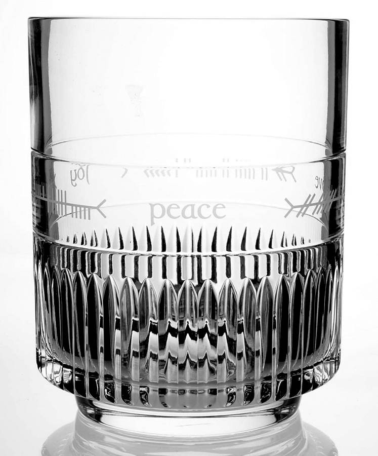 Ogham 8" 1 Piece Open Hurricane by Waterford Crystal-1