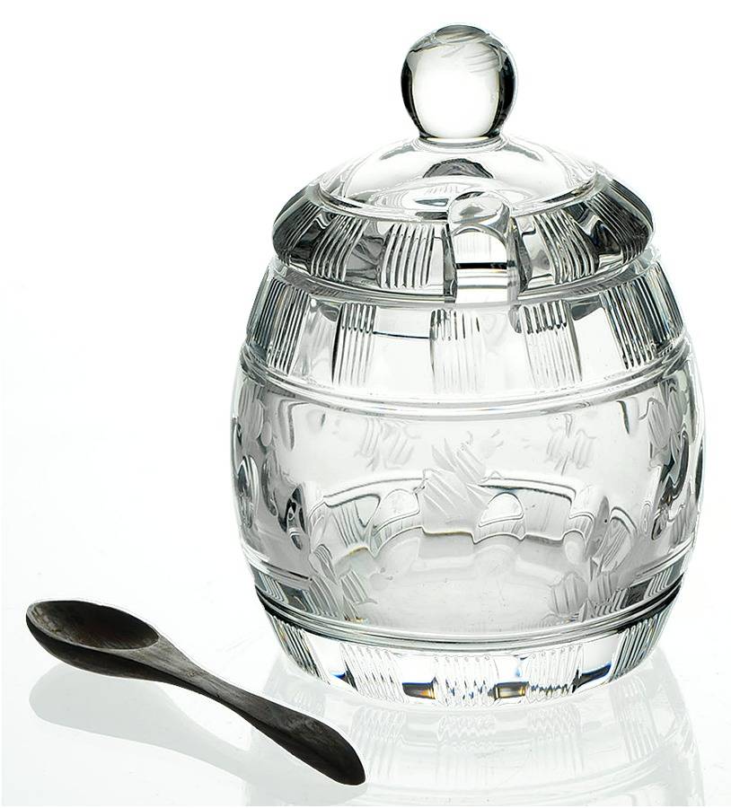 Bebe Honey Pot & Lid with Spoon by William Yeoward-1