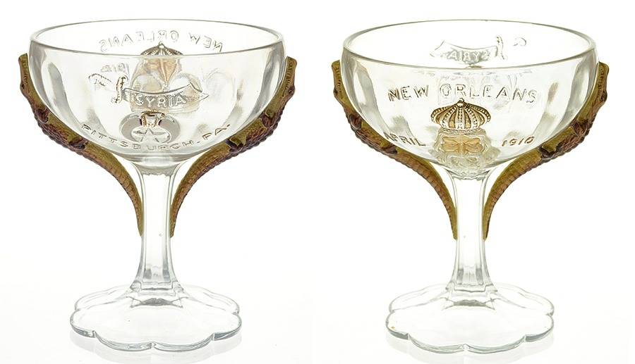 Syria Shriners Glass Champagne/Tall Sherbet by Westmoreland-1