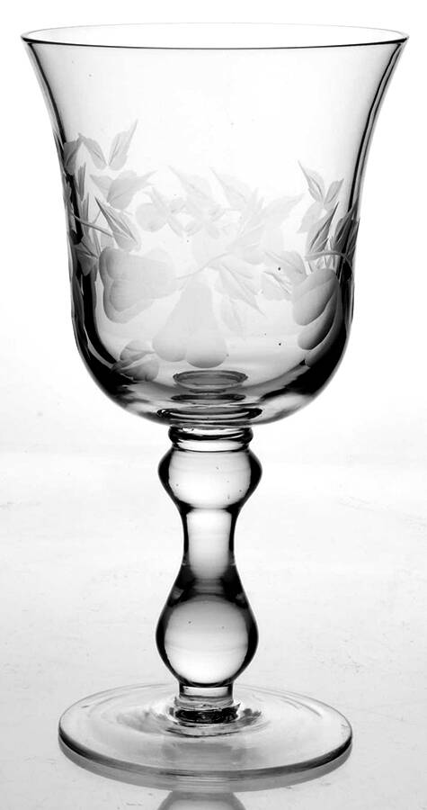 Fruit Toile Water Goblet by Waverly-1