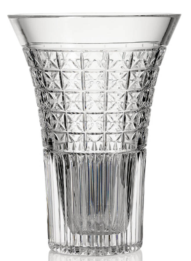 Master Craft Powerscourt 10" Flower Vase by Waterford Crystal-1