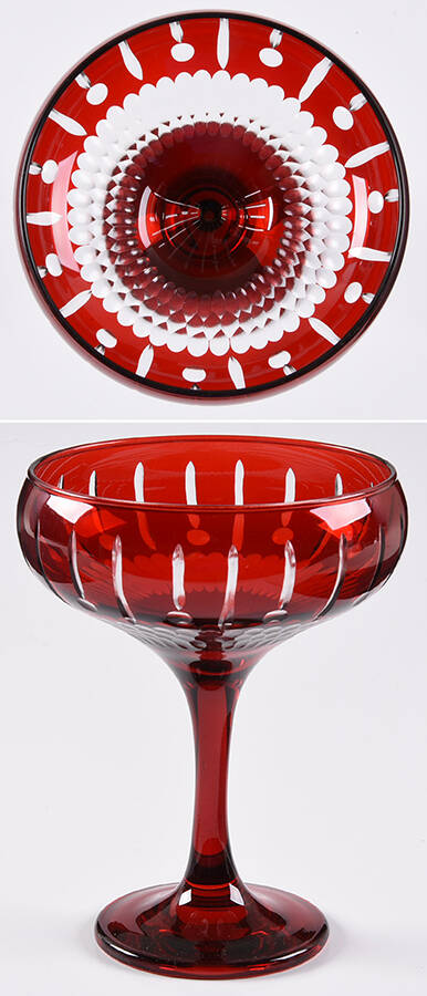 Wilshire Jewel (Color) Red Champagne/Tall Sherbet by Williams-Sonoma-1