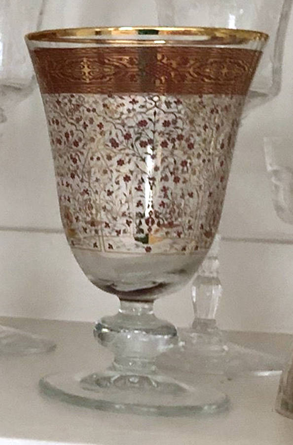 Mosaic Gold Water Goblet by Williams-Sonoma-1