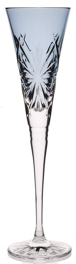 Winter Wonders Blue Fluted Champagne by Waterford Crystal-1