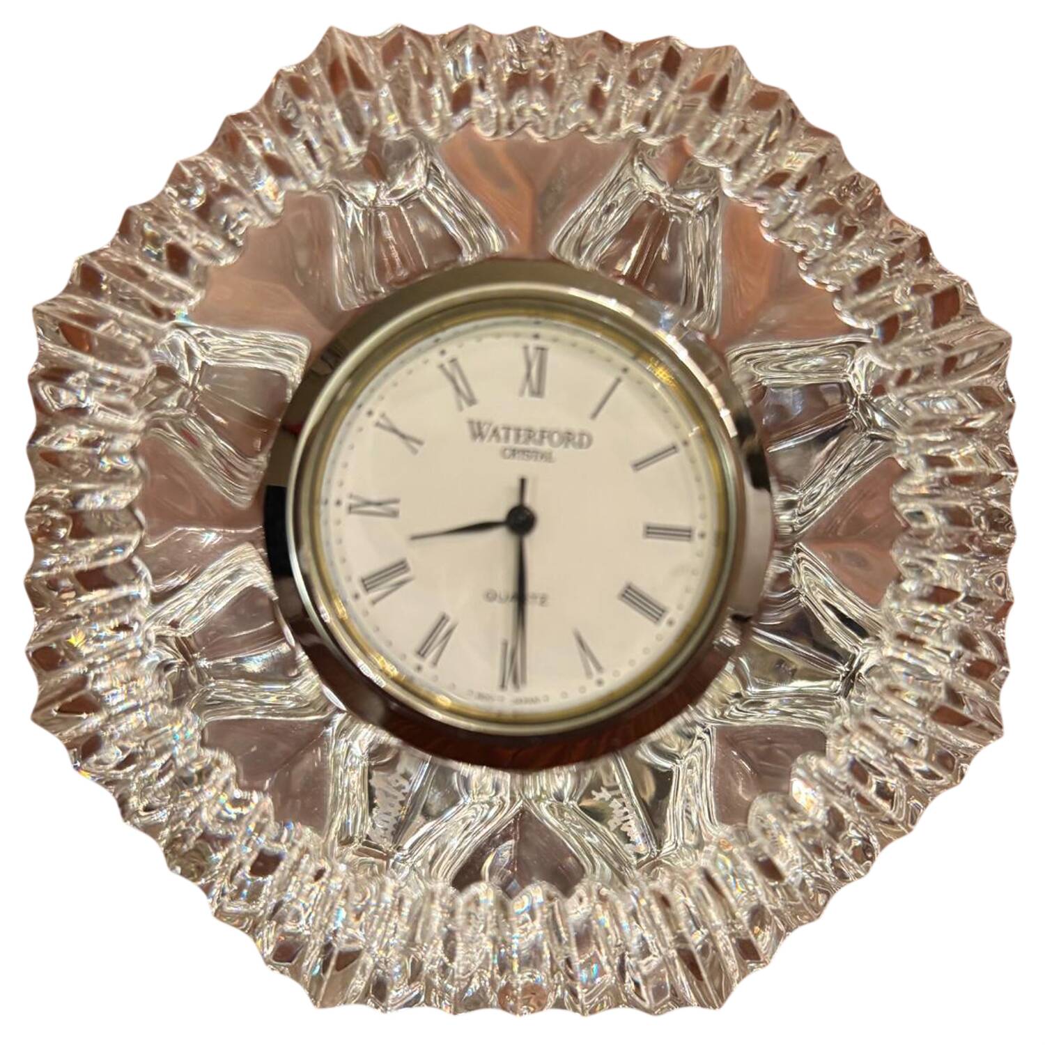 Clocks Octagonal Clock by Waterford Crystal-1