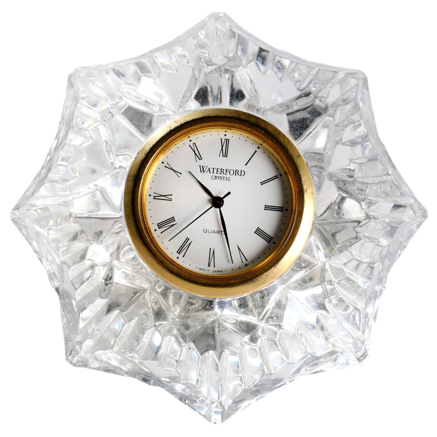 Clocks Octagonal Clock by Waterford Crystal-1