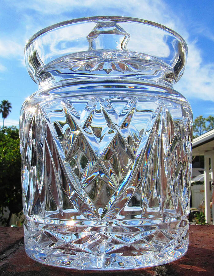 Biscuit Barrels Biscuit Barrel & Lid by Waterford Crystal-1
