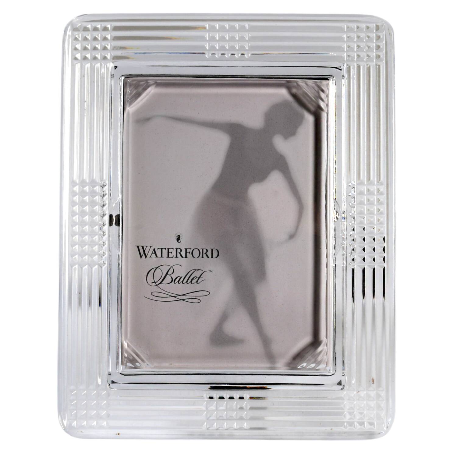 Picture Frames Frame-Holds 4" X 5" Photo by Waterford Crystal-1